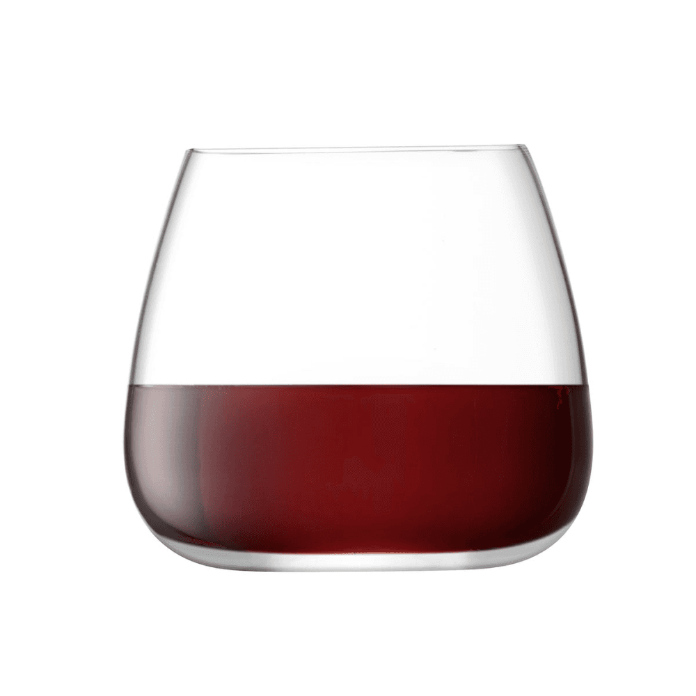 Wine Culture Pair of stemless wine glasses, 385ml, wine