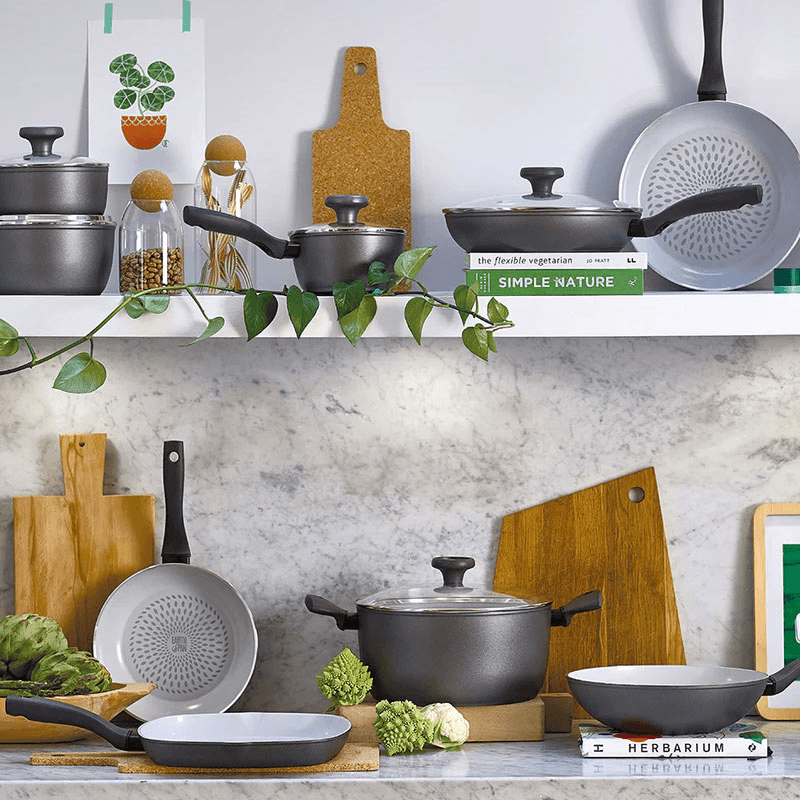 Square Grill, 28cm, Grey
