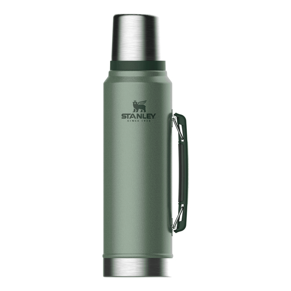 Classic Vacuum bottle, 1 litre, Hammertone Green