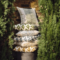 Image showing the Zacke Outdoor Cushion, 56 x 56cm, Seafoam product.