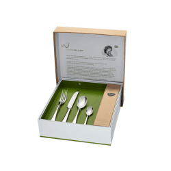 Image showing the Tilia Crackle 16 Piece Cultery Set, Mirror Finish product.