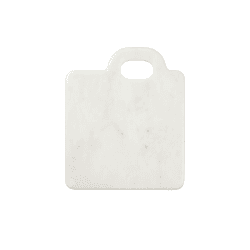 Image showing the Olina Marble Chopping Board, W26 x L30cm, White product.