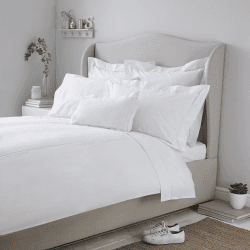 Image showing the Adeline Double duvet cover, W200 x L200cm, White product.