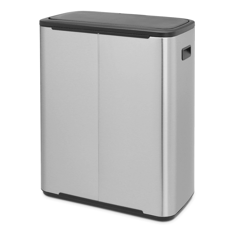 Bo Touch bin, 30 litre, Matt Steel Fingerprint Proof