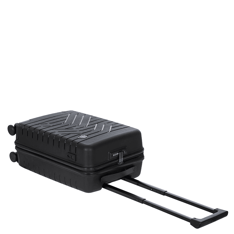 Ulisse Expandable Suitcase, H55 x W23 x L37cm, Black