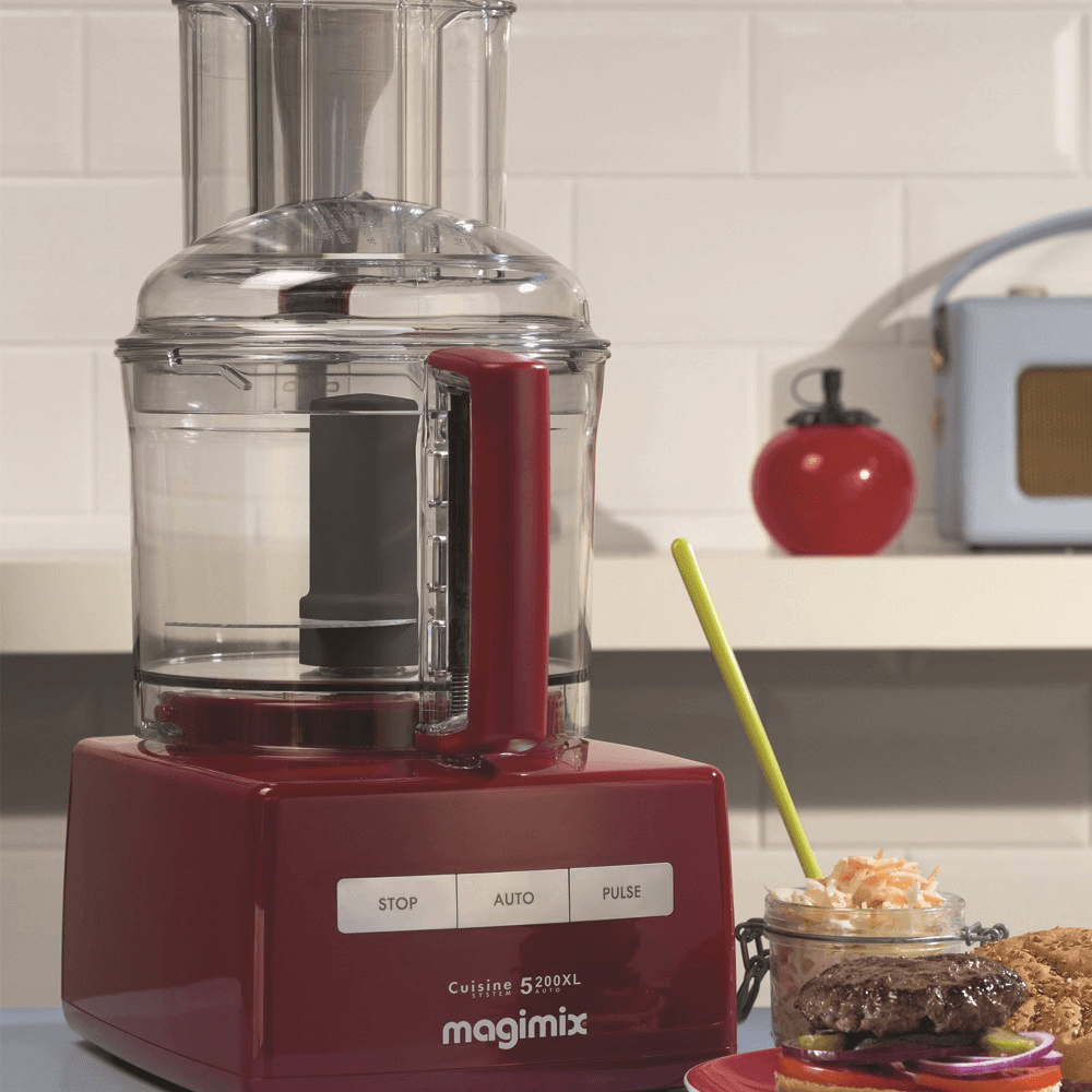 5200 XL Food Processor 18585, 3.6L, Red