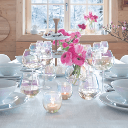 Image showing the Pearl White Wine Glass Set of 2, 325ml, Mother of Pearl product.