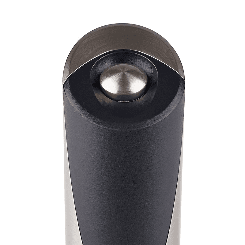 Richmond Electric Salt & Pepper Mill Set, 21cm, Brushed Metal
