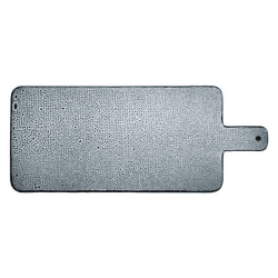 Image showing the Lava Rectangular Platter, W37cm x D15cm, Dark Grey product.