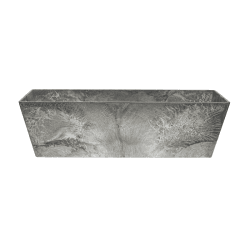 Image showing the Ella Balcony trough, H17 x D55cm, Grey product.