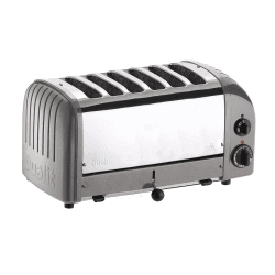Image showing the Classic Vario 6 slot toaster, Metallic Silver product.