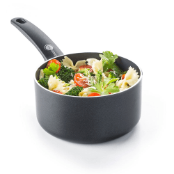 Image showing the Cambridge Cambridge Non-Stick Saucepan, 16cm, Black product.
