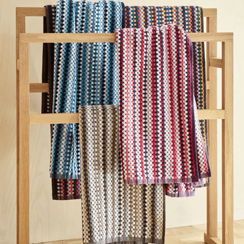 Carnaby Stripe Bath Sheet, Neutral