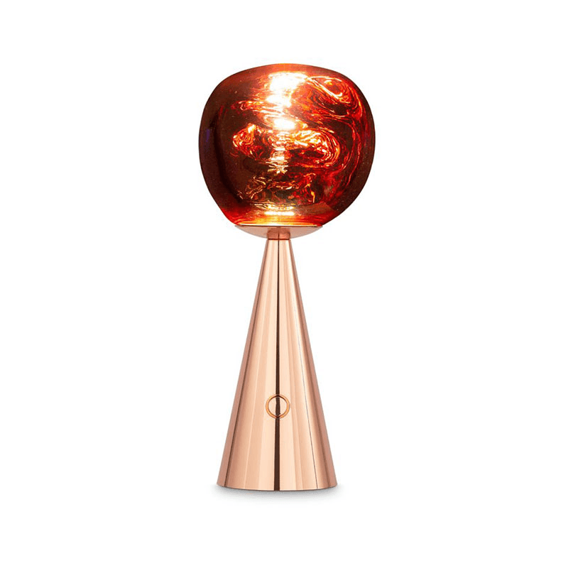 Melt Portable Lamp, H28.5cm, Copper