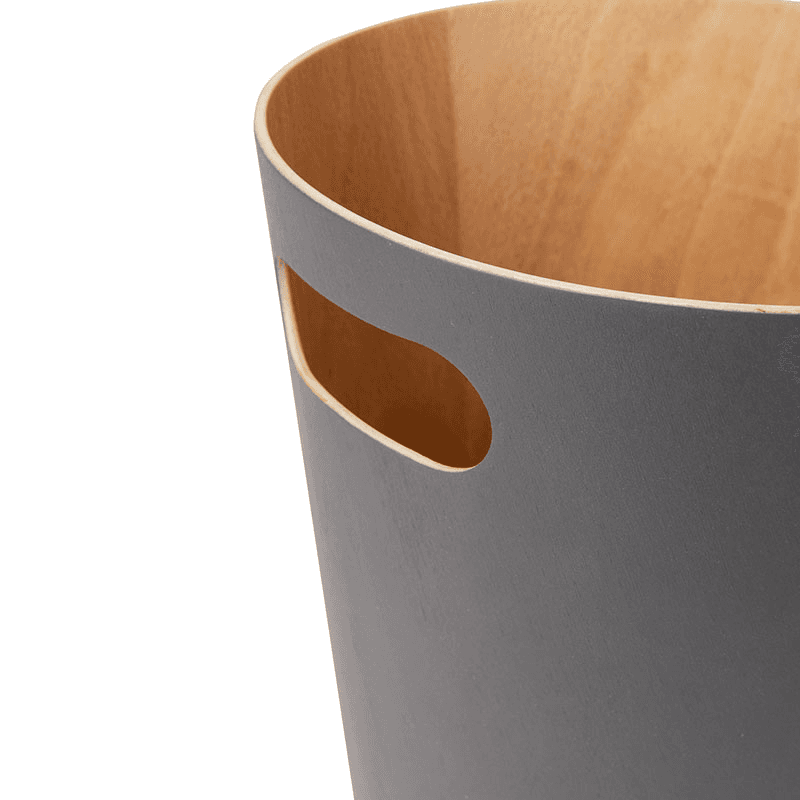 Woodrow Bin, 7.5L, Natural & Charcoal