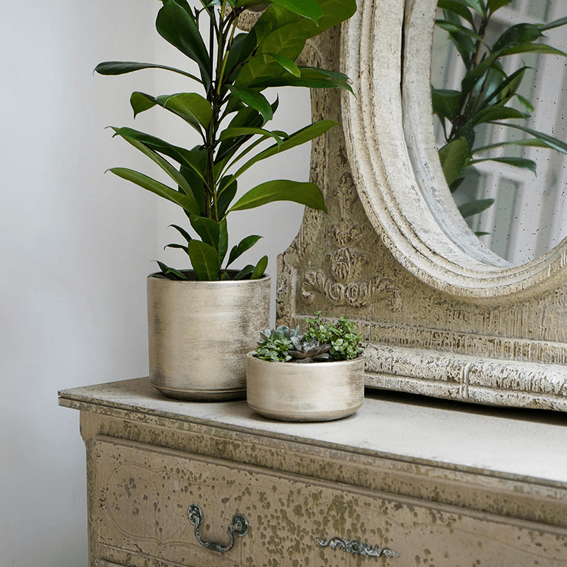 Tivoli Planter, D19cm, Gold
