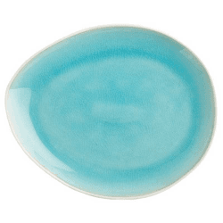 Image showing the Vie Naturelle Medium Plate, W19.5cm x D16.3cm, Turquoise product.