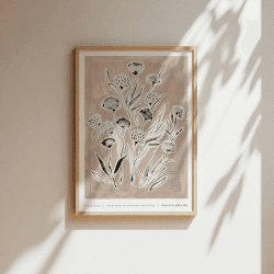 Image showing the Wishful Recycled Paper Print, A3, Pink product.