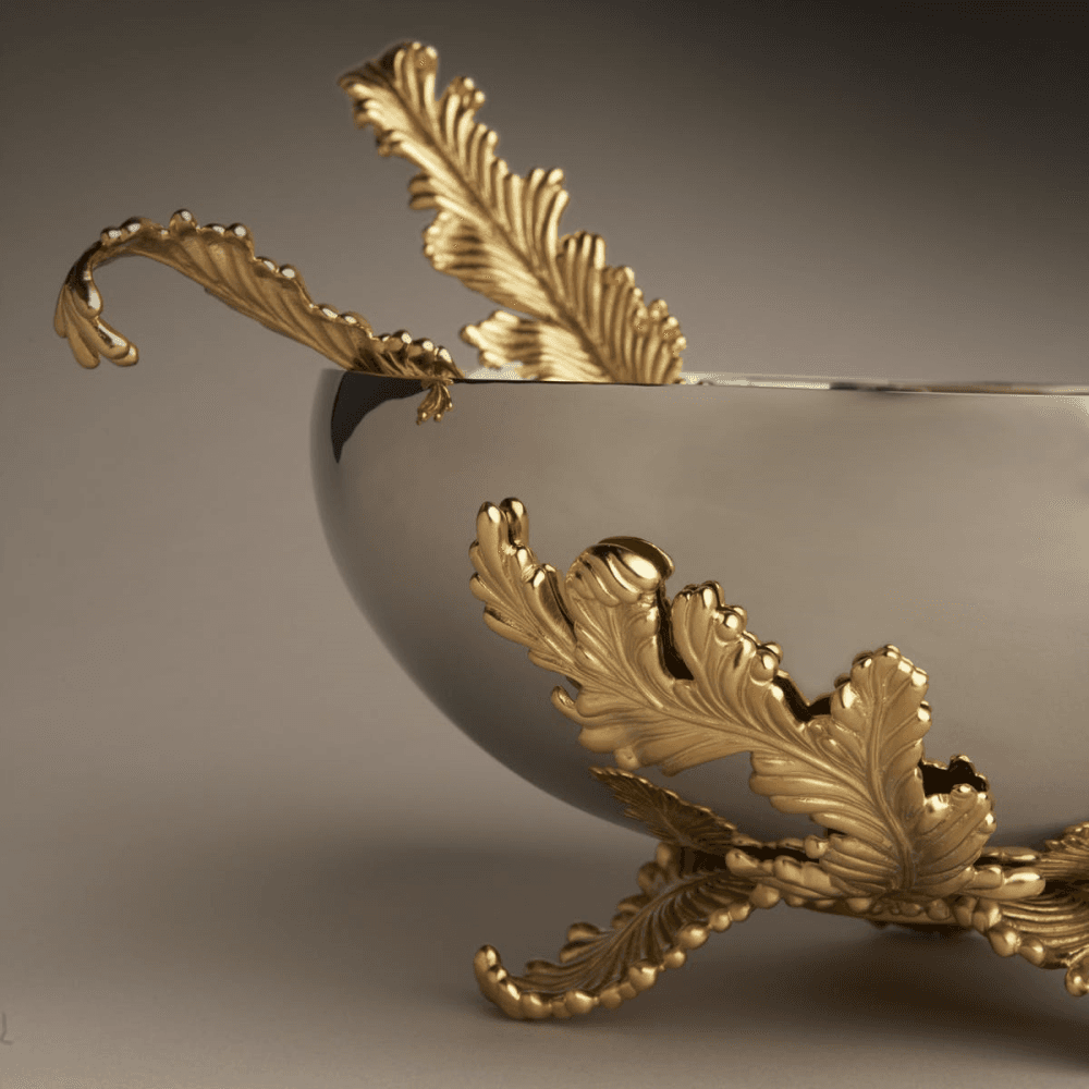 Lamina Serving set, 31cm, Stainless Steel And 24k Gold Leaf Accents