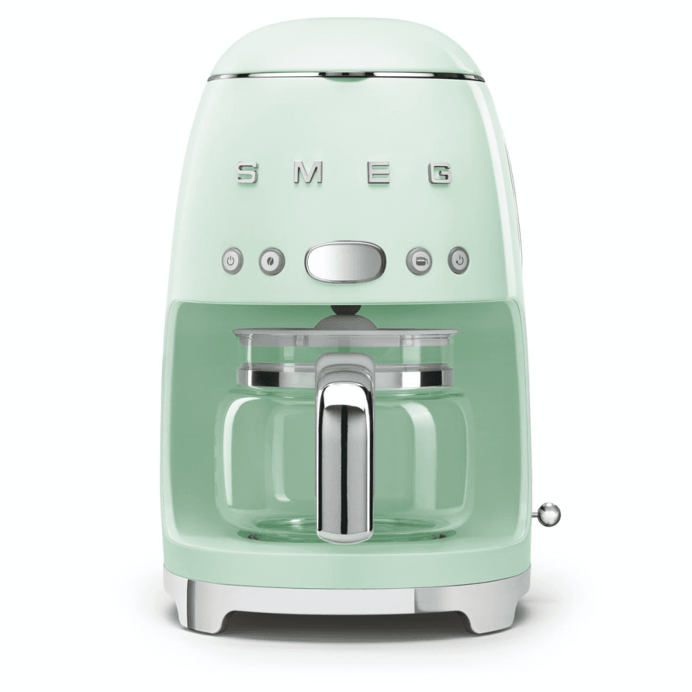 50's Retro Style Drip Coffee Machine, H33 x W15.5 x D33cm, Pastel Green