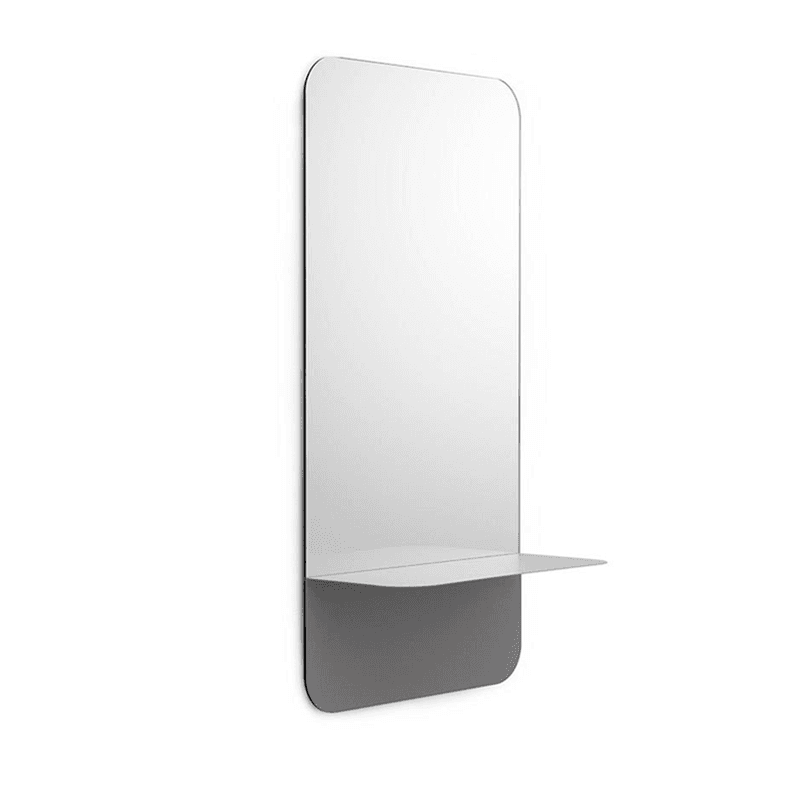Horizon Mirror, H80 x D17cm, Grey