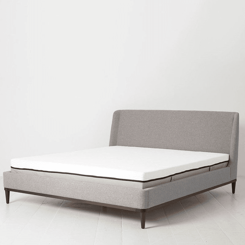Bed 02 Linen Super King Size Frame, Natural