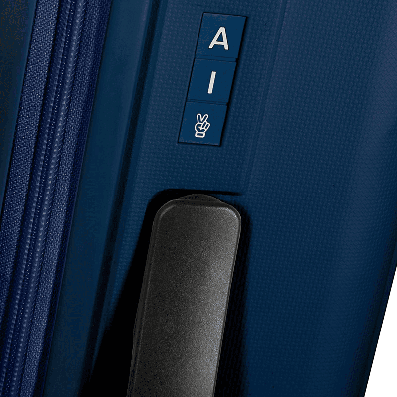 Rejoy Cabin Suitcase, H55 x L40 x W20cm, Navy Blue