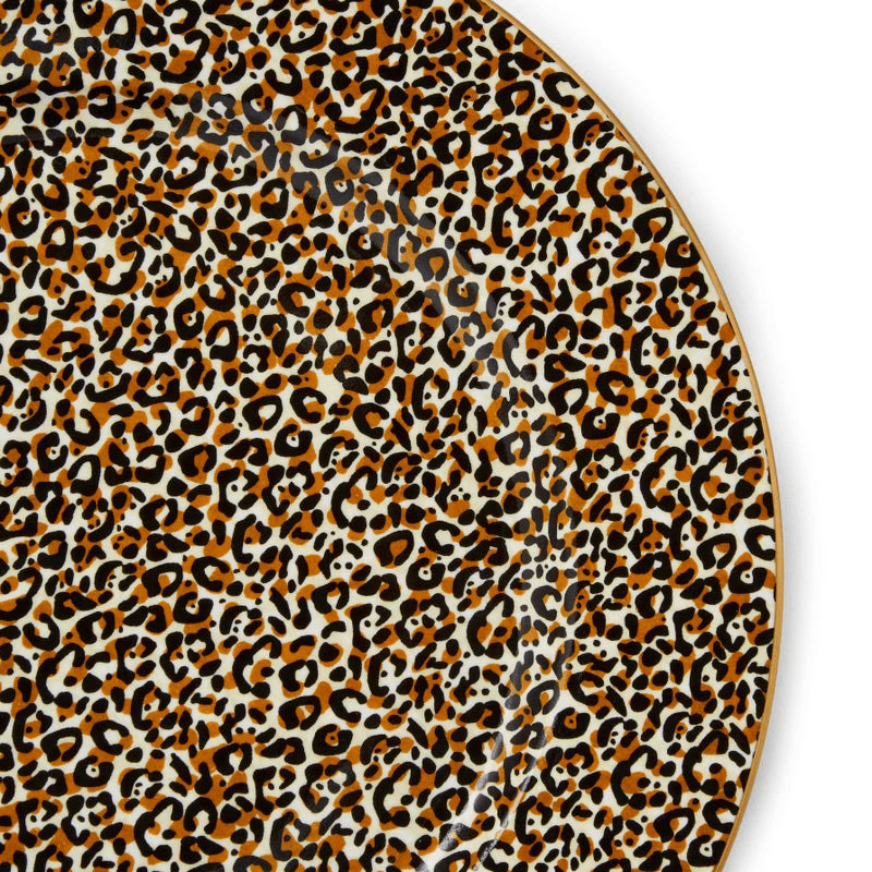 Creatures of Curiosity Serving Platter, D30.5cm, Leopard