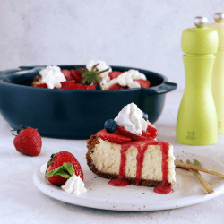 Image showing the Appolia Round Bakers Dish, Small, Slate product.