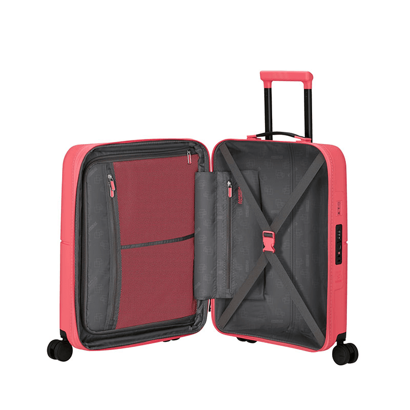 Dashpop Cabin Suitcase, H55 x L40 x W20/23cm, Sugar Pink