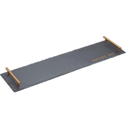 Image showing the Rectangular platter, W60 x L15 x H3.5cm, Slate product.