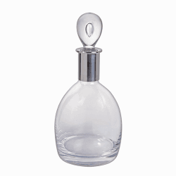 Image showing the Soren Short Decanter, 750ml, Clear product.