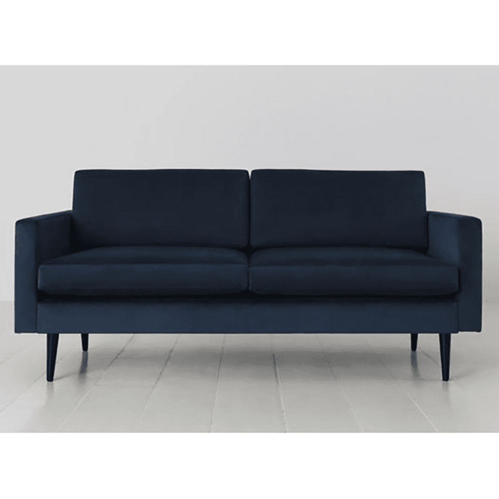 Model 01 2 Seater Velvet Sofa, Teal