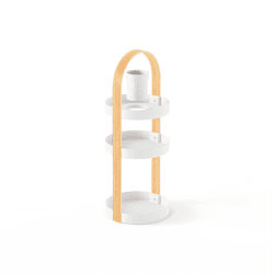 Image showing the Bellwood Organiser, H50cm, White & Natural product.