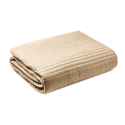 Image showing the Quilted Lines Bedspread 220X230, Natural product.