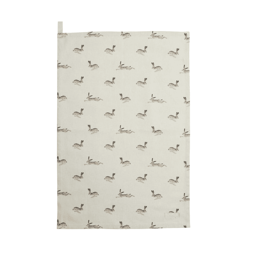 Hare Tea Towel, 45 x 65cm