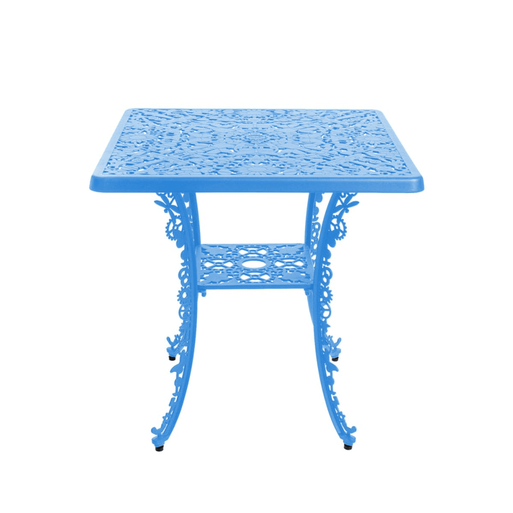 Square table, Sky Blue