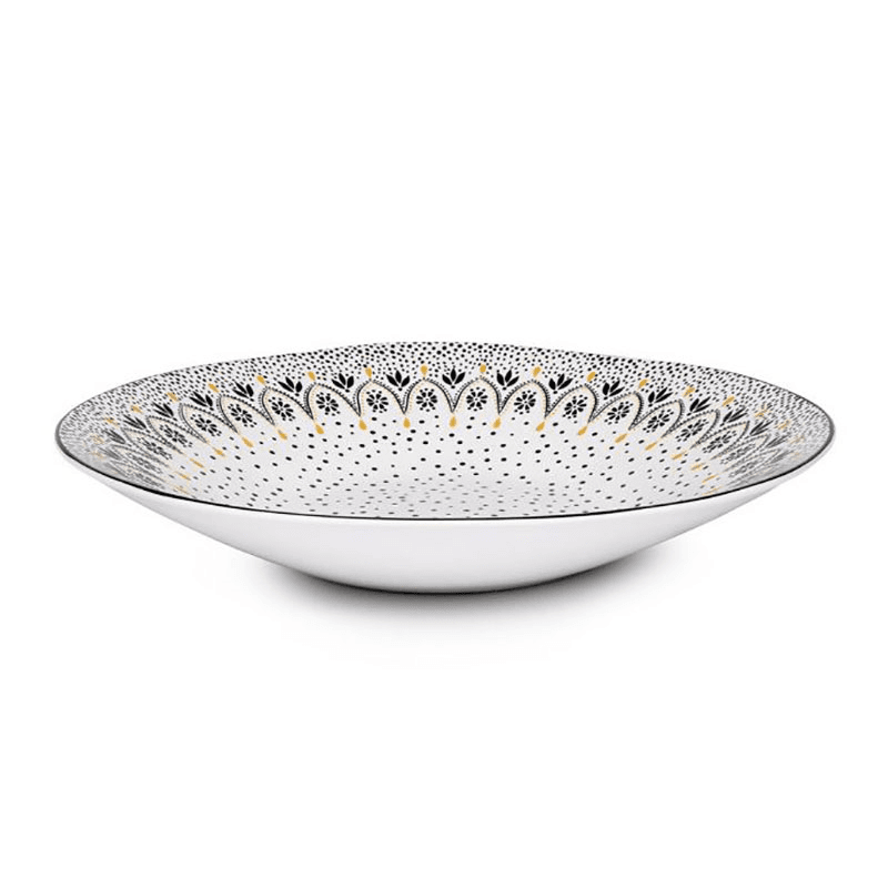Artisanne Noir Large Serving Bowl, D36cm, Monochrome