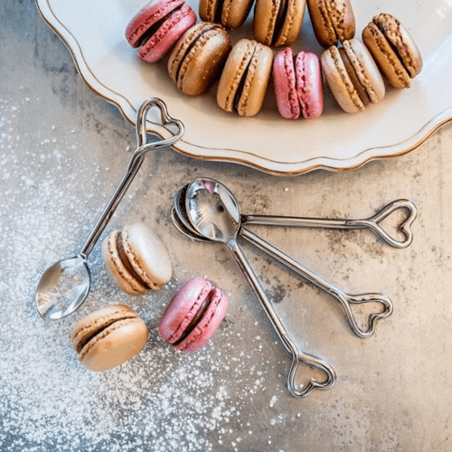 Amore Set of 4 coffee spoons, 13.5cm, Stainless Steel