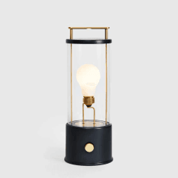 Image showing the The Muse Portable Lamp, 125 x 135 x 338mm, Hackles Black product.