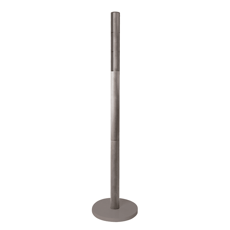 Flapper Coat Rack, H168cm, Grey