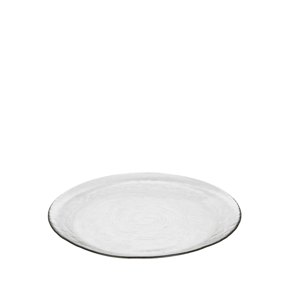 Hammered Plate, Clear, Clear