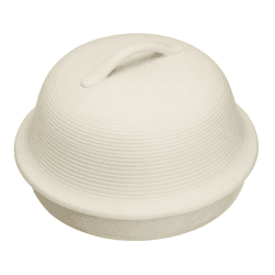 Image showing the Round stoneware bread baking cloche product.
