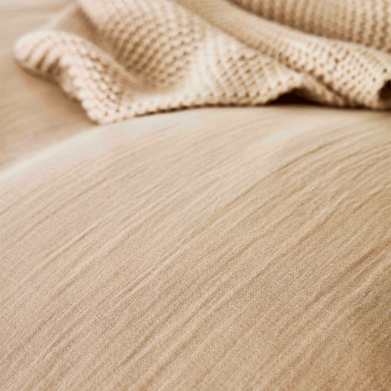 Organic Retreat Fitted Sheet, King, Oat