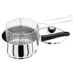 Image showing the Vista, Deep Fryer/Chip Pan, 20cm, Stainless Steel product.