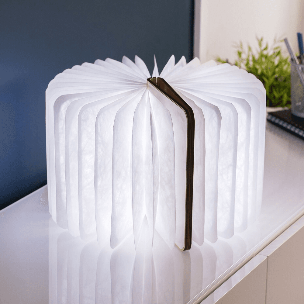 Large smart book light, L21.5 x W17 x H2.5cm, Maple