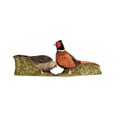 Image showing the Pheasant Salt & Pepper Shakers, H5.5cm, Cream product.