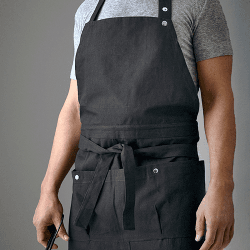 Canvas Garden Apron, 100 x 74cm, Dark Grey