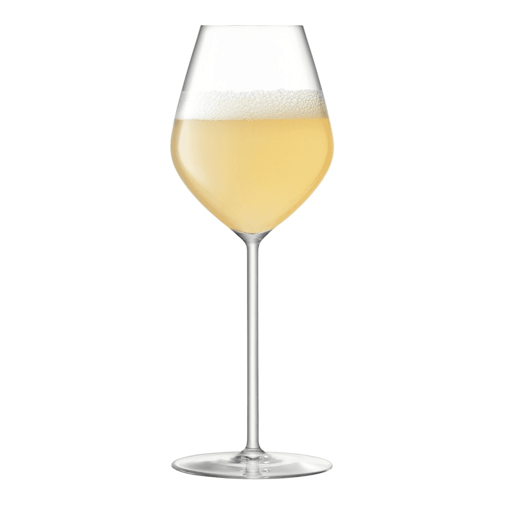 Borough Set of 4 champagne glasses, 285ml, clear