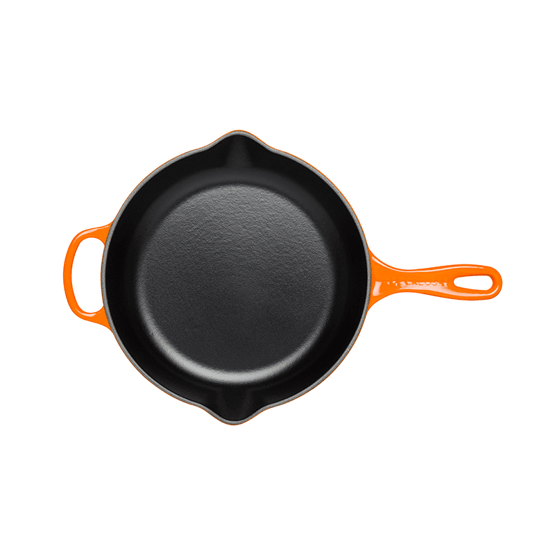 Signature Cast Iron Frying pan with metal handle, 26cm, Volcanic